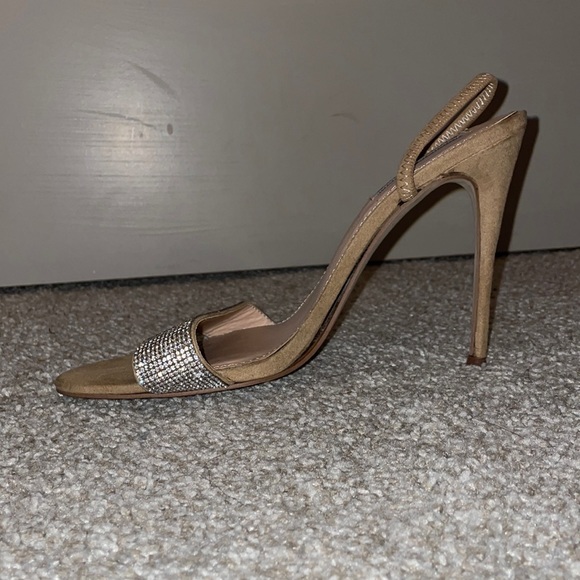Steven Madden, size 9, Fierce Rhinestone Slingback Heeled Sandals - Picture 3 of 5